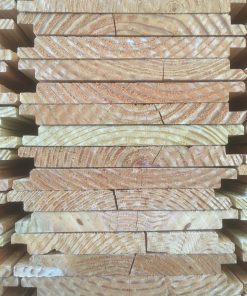 Douglas geschaafd & gedroogd | half hout 1 zijde bezaagd