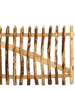 Kastanje hout | Poort compleet